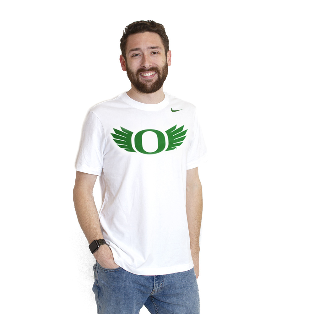 Classic Oregon O, O Wings, Nike, Cotton, T-Shirt
